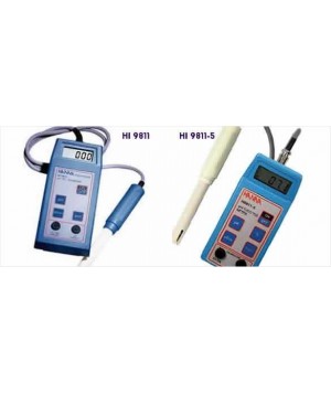 HI 9811. Medidor de pH, Conductividad Eléctrica, TDS (INCLUYE SONDA)