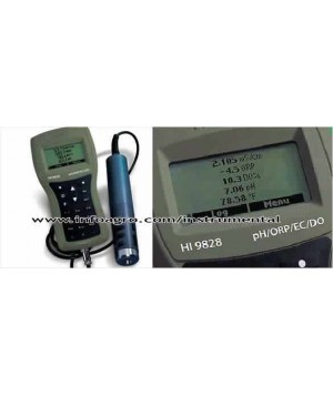 HI 982804. Medidor multi-paramétrico de Calidad del Agua (Sonda 4m) con GPS