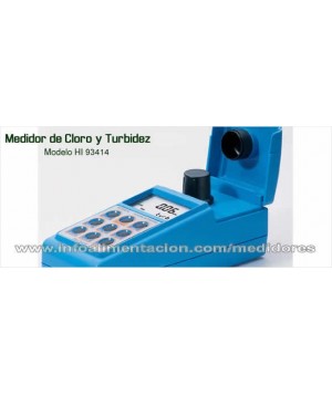 Medidor de Cloro Libre/Total y Turbidez. HI 93414