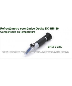 Refractómetro económico de mano Optika DC-HR130