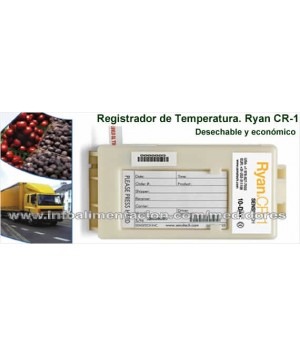 Registrador de temperatura Sensitech Ryan CR-1 para 20 DÍAS
