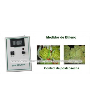 Medidor de etileno. Control de poscosecha de frutas y hortalizas frescas
