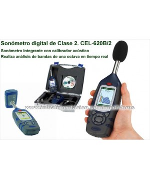Kit Sonómetro Integrador Digital CEL-620B/2/K1