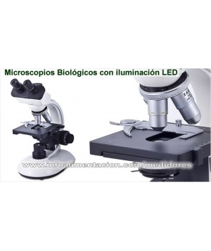 Microscopio binocular biológico HT-1820 LED CORDLESS