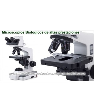 Microscopio binocular biológico. HT-B1-220 A