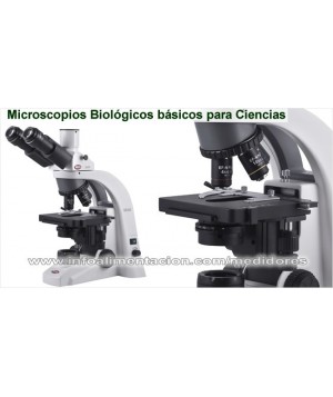 Microscopio biológico básico HT-BA-210 BINOCULAR