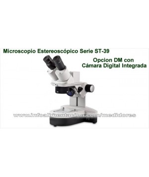 Microscopio estereoscopico con Cámara Digital Integrada HT-DM-39C-N9GO