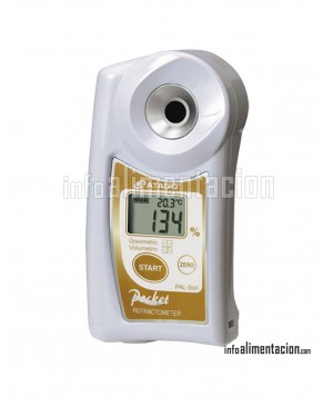 Refractómetro digital de bolsillo para la humedad del suelo. ATAGO PAL-Soil