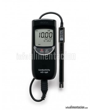 Medidor de CE/TDS/temperatura con maletín. HI99301N