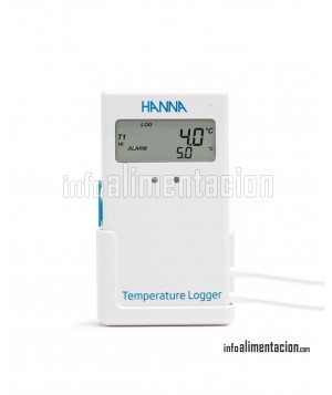 Termoregistrador para alimentos y entornos con temperatura controlada. HI 148