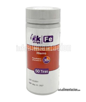 Hierro Tiras de análisis FTK Hierro LR