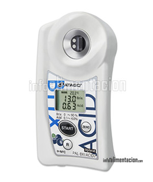 Refractómetro Grados Brix-Acidez para arándanos. PAL-BX|ACID7 Master Kit